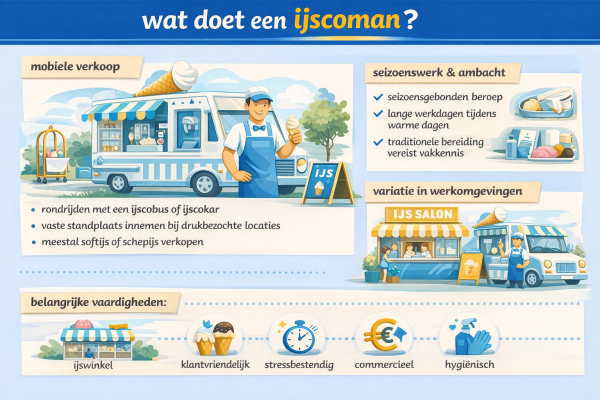 Wat doet een ijscoman